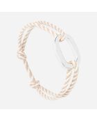Bracelet Virer en plaqué Argent beige/blanc