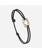 Bracelet Barreur en plaqué Or noir