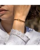 Bracelet Chaloupe en plaqué Or or noir