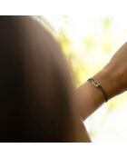 Bracelet Gaeta en plaqué Or anthracite
