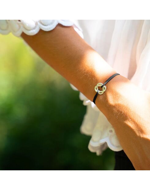 Bracelet Audace en plaqué Argent noir