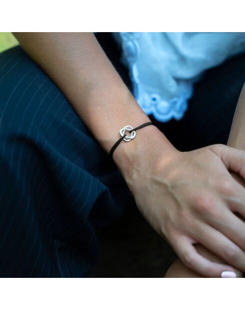 Bracelet Audace en plaqué Argent noir