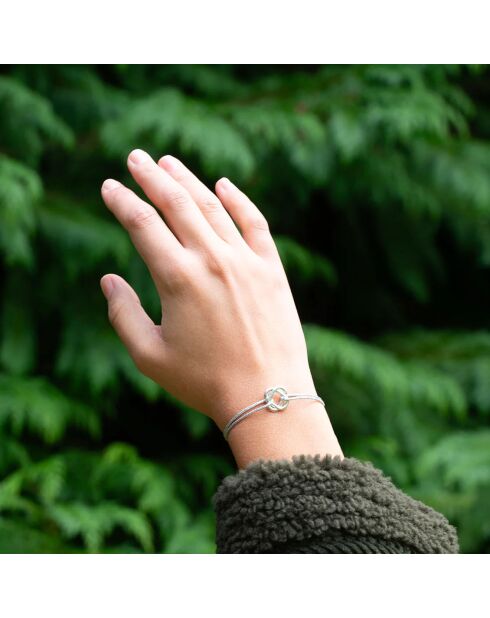 Bracelet Victoire en plaqué Argent argenté
