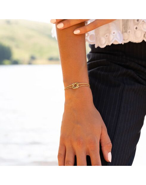 Nuance vergoldetes Armband