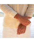 Bracelet Vision en plaqué Or orange fluo