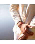 Bracelet Seville en plaqué Argent orange