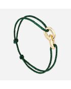 Bracelet Kyrenia en plaqué Or vert foncé