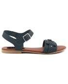 Sandales en Cuir Sarra bleues