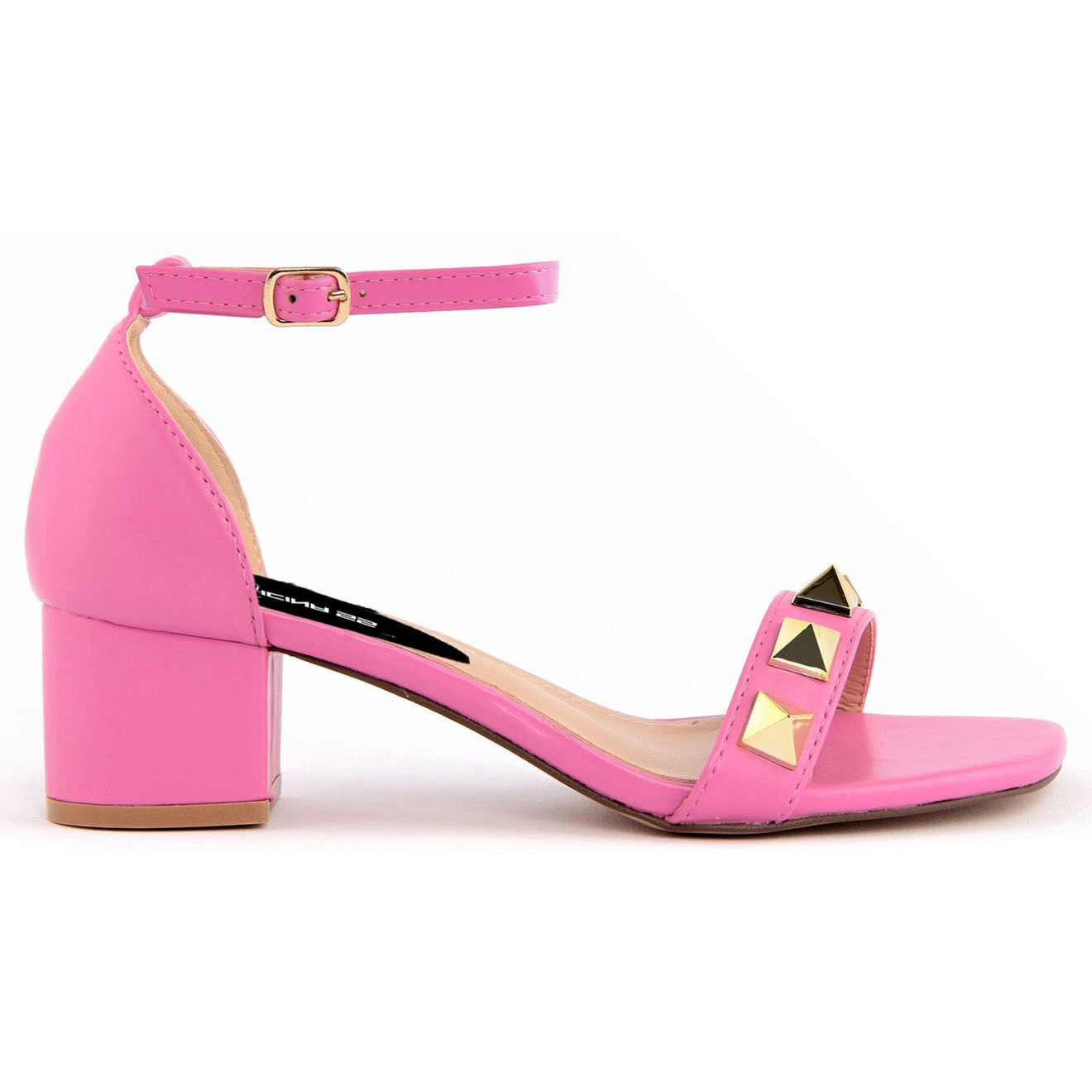 Sandales En Cuir Rose CYNTHIA ROWLEY - Taille 6.5 US, Talon Bas, Neuves Avec Boîte
