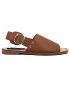 Sandales en Cuir Elsa cognac