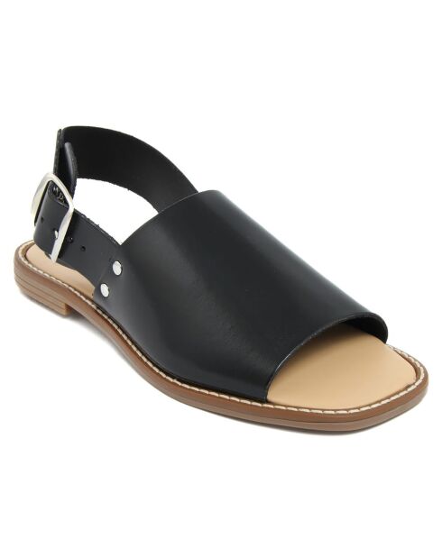 Sandales en Cuir Elsa noires