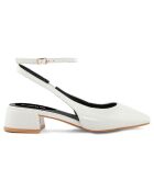 Slingbacks Sophie blanches