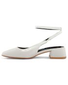 Slingbacks Sophie blanches