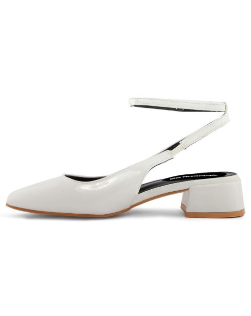 Slingbacks Sophie blanches