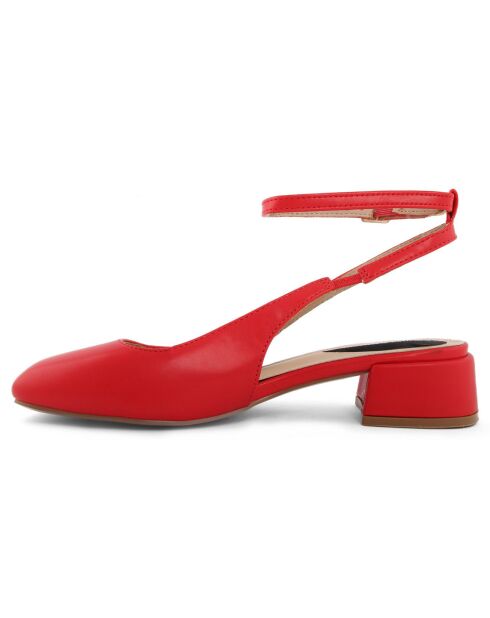 Slingbacks Sophie rouges