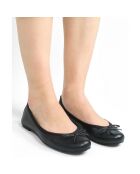 Ballerines en Cuir Tatjana noires