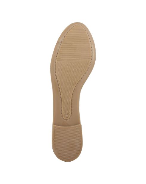 Ballerines en Cuir Tatjana platine