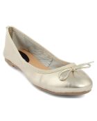 Ballerines en Cuir Tatjana platine