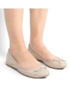 Ballerines en Cuir Tatjana écrues