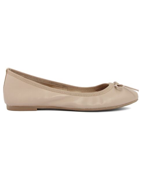 Ballerines en Cuir Tatjana écrues