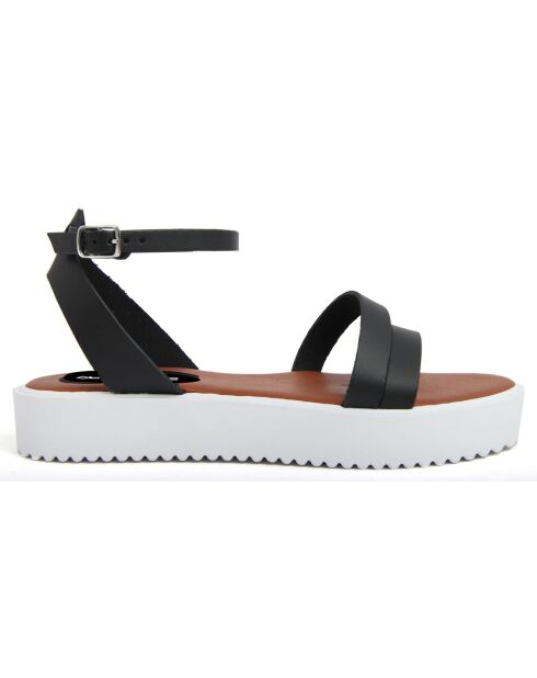 Sandales en Cuir Sacha marron