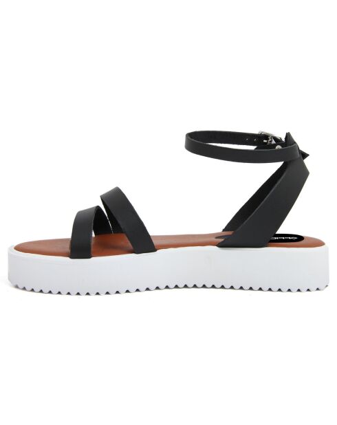 Sandales en Cuir Sacha marron