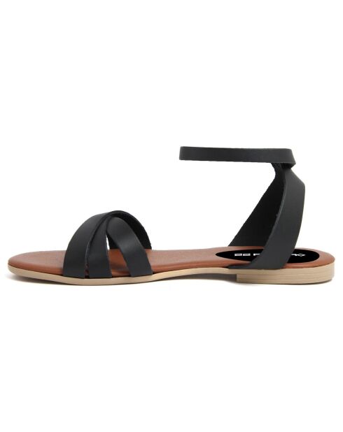 Sandales en Cuir Senda noires