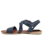 Sandales en Cuir Adeline bleues