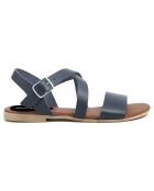 Sandales en Cuir Adeline bleues