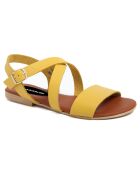 Sandales en Cuir Adeline jaunes