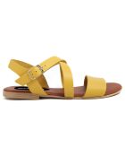 Sandales en Cuir Adeline jaunes