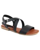 Sandales en Cuir Adeline noires