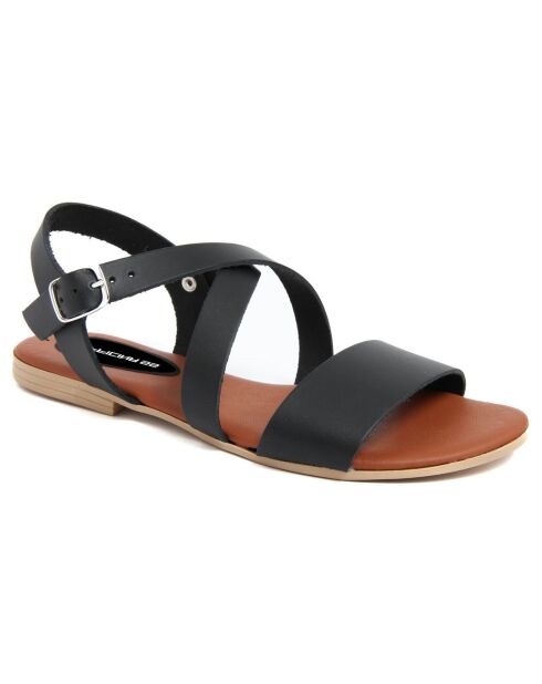 Sandales en Cuir Adeline noires