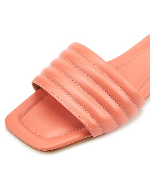 Mules Laurie corail