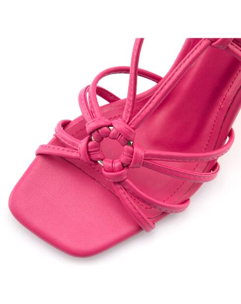 Sandales Alba fuchsia - Talon 8.5 cm