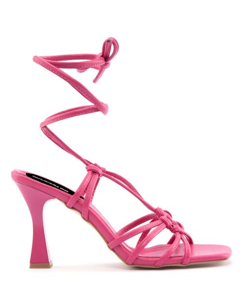 Sandales Alba fuchsia - Talon 8.5 cm