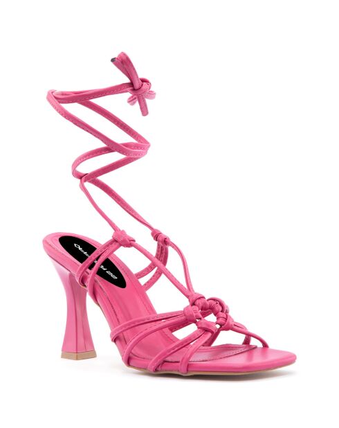 Sandales Alba fuchsia - Talon 8.5 cm