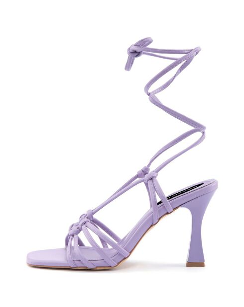 Sandales Alba lilas - Talon 8.5 cm