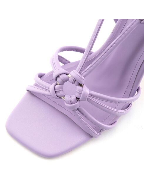 Sandales Alba lilas - Talon 8.5 cm