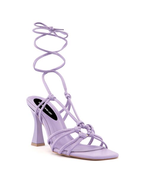 Sandales Alba lilas - Talon 8.5 cm