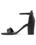 Sandales Justine noires - Talon 8 cm