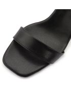 Sandales Justine noires - Talon 8 cm