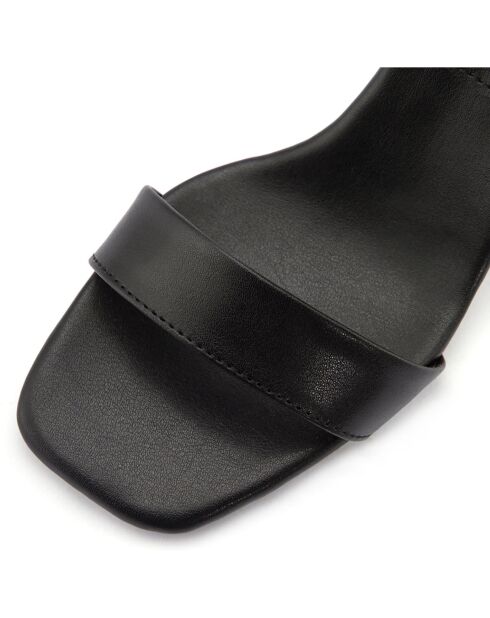 Sandales Justine noires - Talon 8 cm