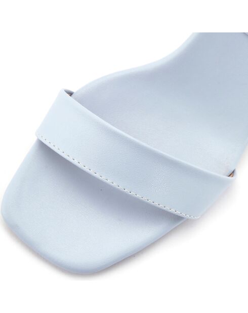 Sandales Justine bleues - Talon 8 cm