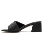 Mules Ella noires - Talon 5.5 cm