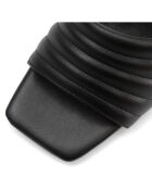 Mules Ella noires - Talon 5.5 cm