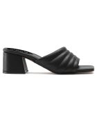 Mules Ella noires - Talon 5.5 cm