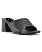 Mules Ella noires - Talon 5.5 cm