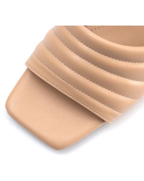 Mules Ella nude - Talon 5.5 cm
