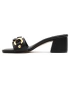 Mules Clara noires - Talon 5.5 cm
